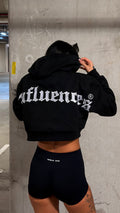 Female crop hoodie