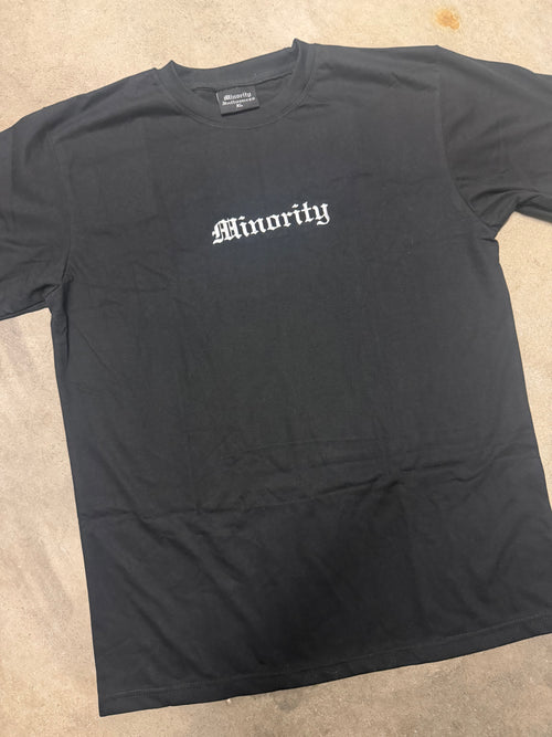 Minority white embroidered